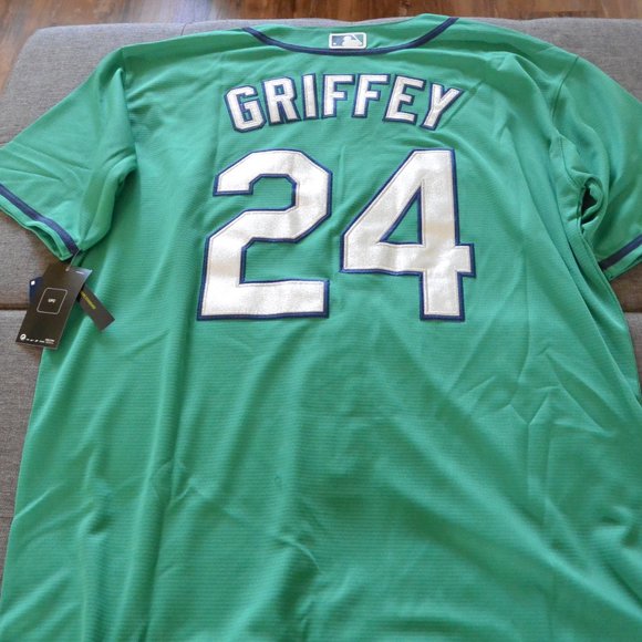 Brand NEW Ken Griffey Jr #24 Seattle Mariners Jersey Men's XL - Picture 6 of 10